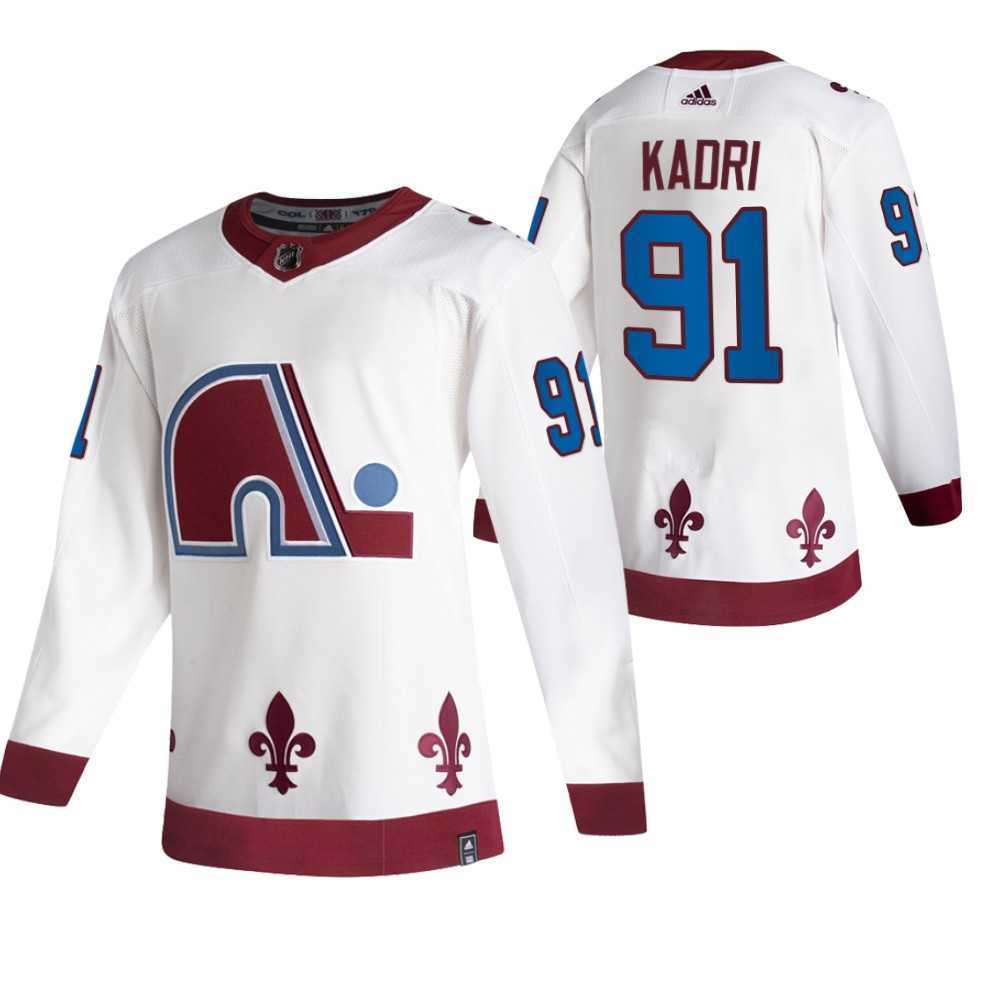 Colorado Avalanche 91 Nazem Kadri White Adidas 2020-21 Reverse Retro Alternate Jersey Dzhi,We sell and wholesale Colorado Avalanche 91 Nazem Kadri White Adidas 2020-21 Reverse Retro Alternate Jersey Dzhi on line form chian!